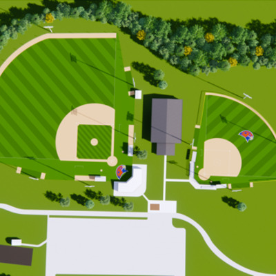 Skyview photo of total project