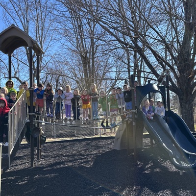 2025-2026’s Big Kid class enjoying the playground!
