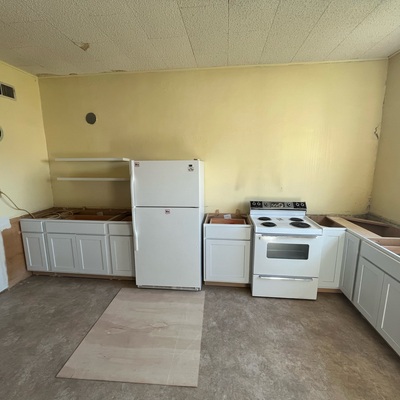 coffee counter before renovations