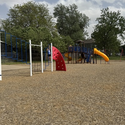 Current HES playground for all grade levels. Notice the height of these structures.