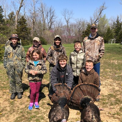 The Youth Turkey Hunt Participants