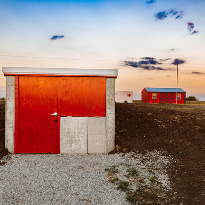 Red trap house