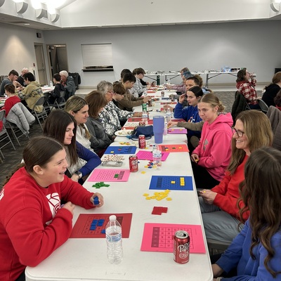 Bingo fun at our mentor appreciation lunch