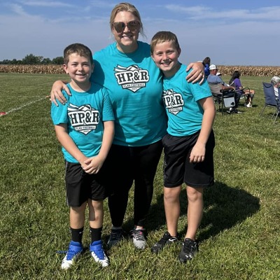 Flag Footballin' at Bruning fields.