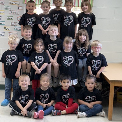 Matching shirts for Myra day!