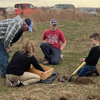 This is how archaeologists determine a prehistoric village site.