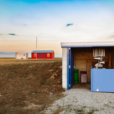 Blue house