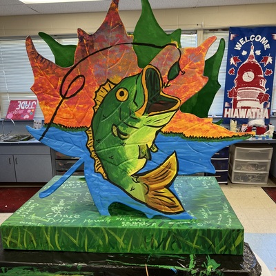2025 HES Art Students Leaf